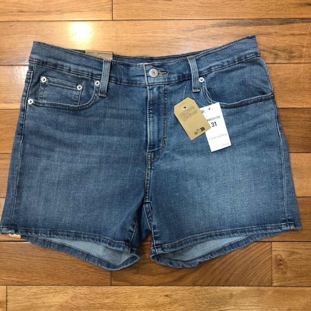 Levi's Women’s Blue Denim Jean Shorts